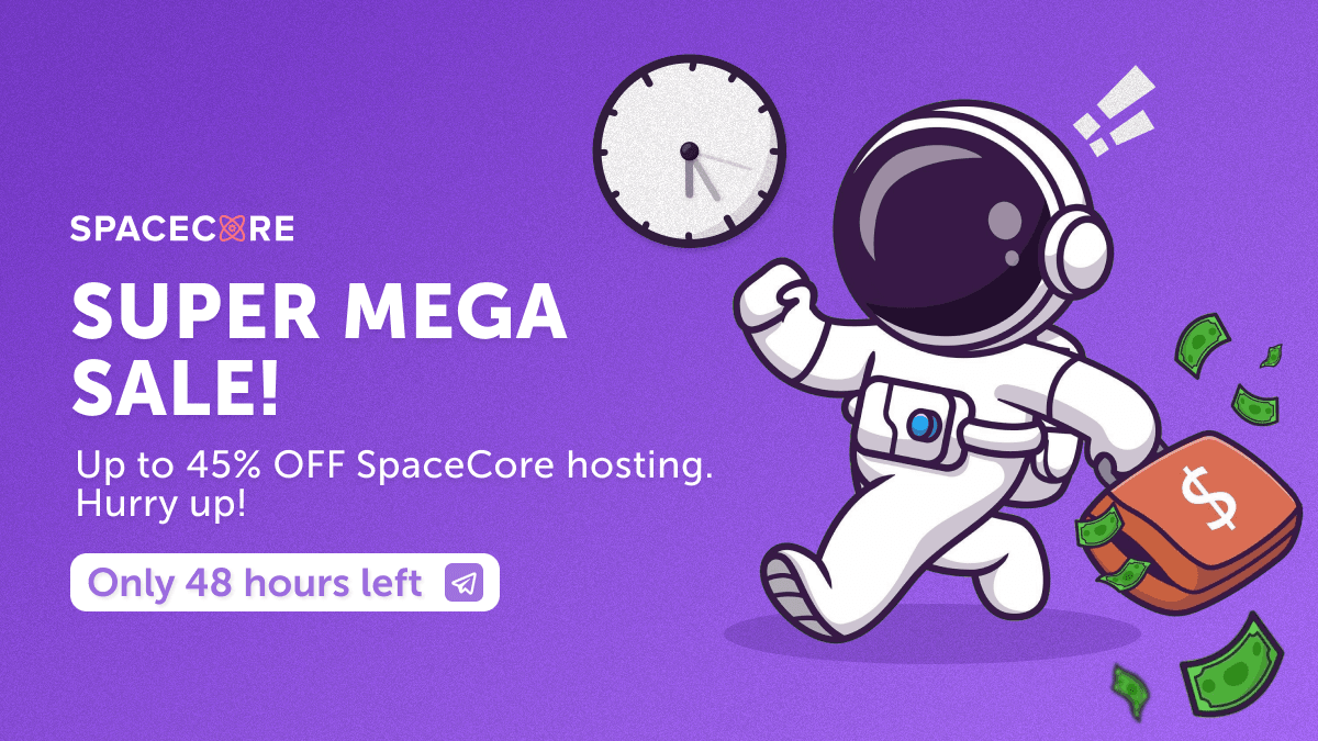 SpaceCore’s Biggest Sale of the Year — Up to 45% OFF!photo