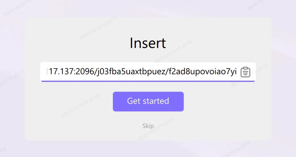 Ввод ссылки-подписки при первом запуске Happ
