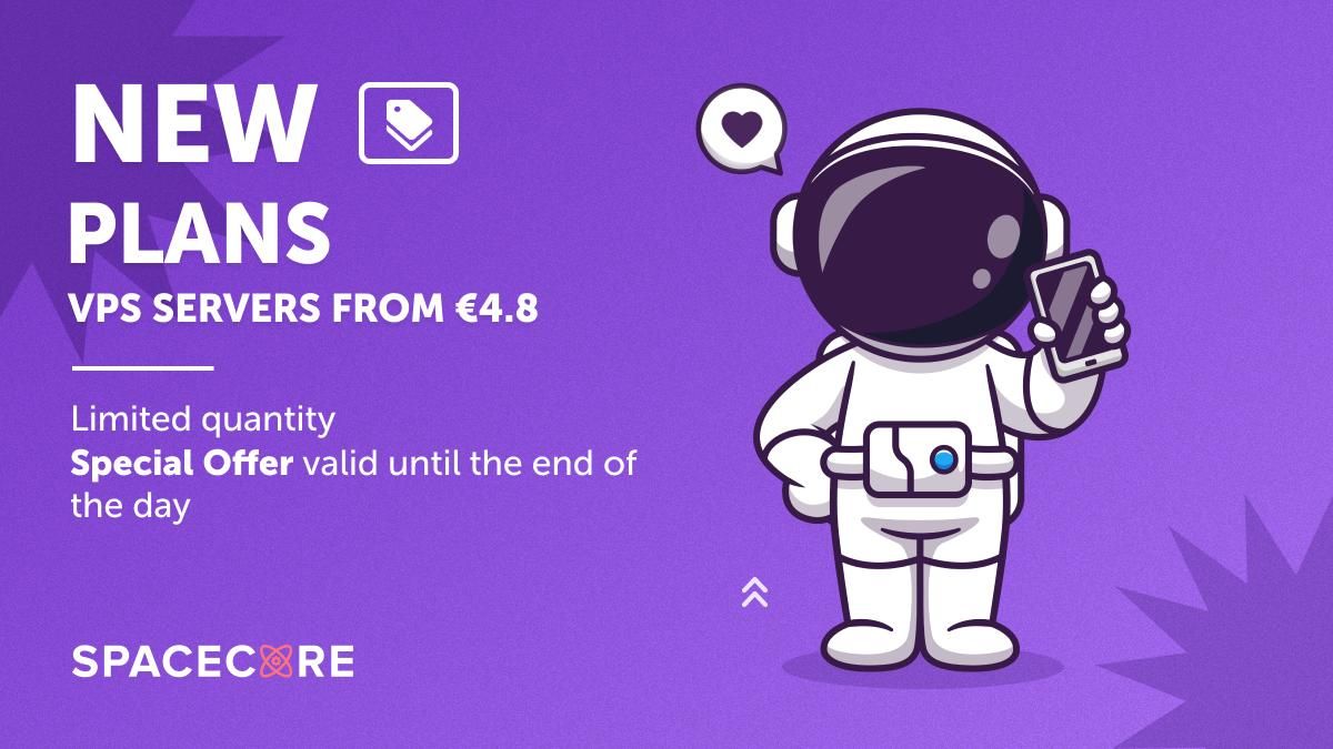 Making VPS tariffs more affordable! From €4.8 photo