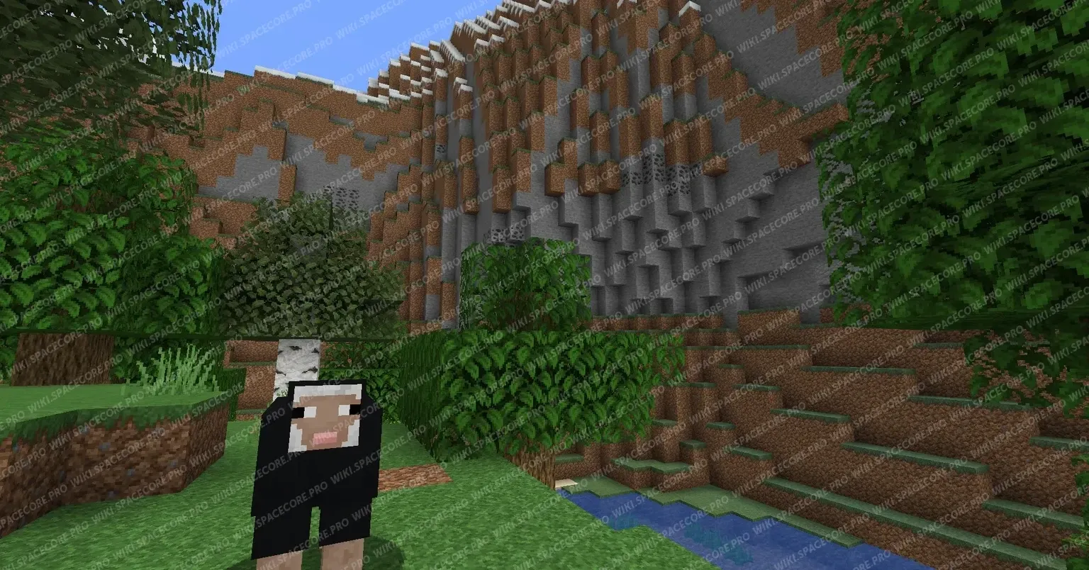 Player in-game on Survival 1.17